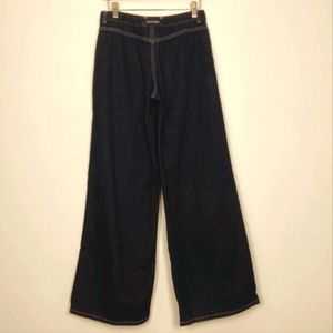 Rare Vintage Tommy Hilfiger extra Wide Leg Dark Denim Jeans